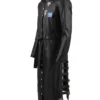 PUBG Black Leather Trench Coat - Image 2