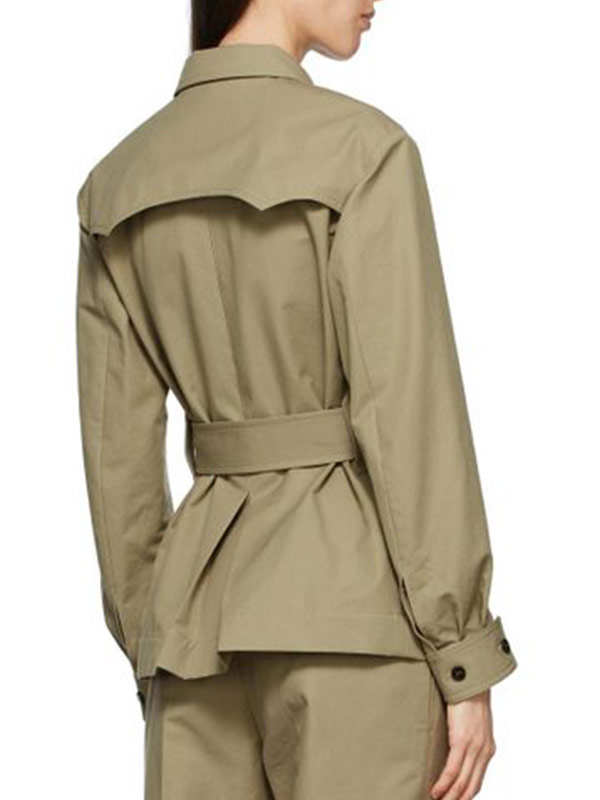 Power-Book-II-Ghost-S02-Lauren-Baldwin-Khaki-Jacket