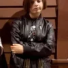 Paper Girls Mac Coyle Bomber Leather Jacket