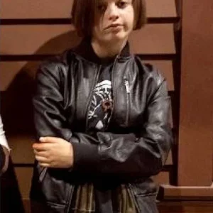 Paper Girls Mac Coyle Bomber Leather Jacket
