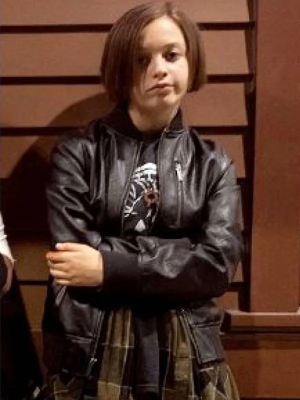 Paper Girls Mac Coyle Bomber Leather Jacket