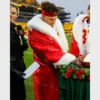 Patrick Mahomes Red Christmas Coat - Image 2