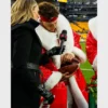 Patrick Mahomes Red Christmas Coat