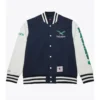 Philadelphia Eagles Washed Fleece Varsity Jacket
