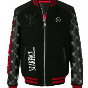 Philipp Plein Tony Montana Scarface Jacket Black