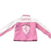 Ferrari Pink Leather Jacket - Image 2
