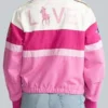 Pink Polo Racer Jacket