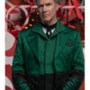 Spirited Will Ferrell Green Coat