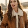 Private Lesson Bensu Soral Shearling Leather Jacket