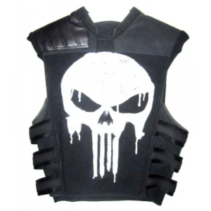 The Punisher War Zone Ray Stevenson Leather Vest