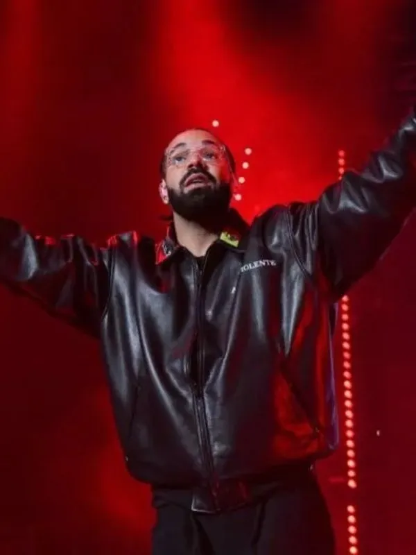 Drake Amici Violente Leather Jacket
