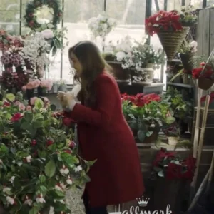 Julie Gonzalo Jingle Bell Bride Coat