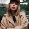 Red Taylor's Version Trench Coat