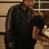 Tom Nichols Reptile Black Leather Blazer