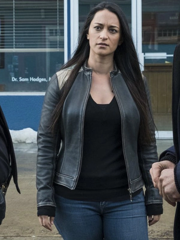Resident Alien Sara Tomko Leather Jacket - Image 5