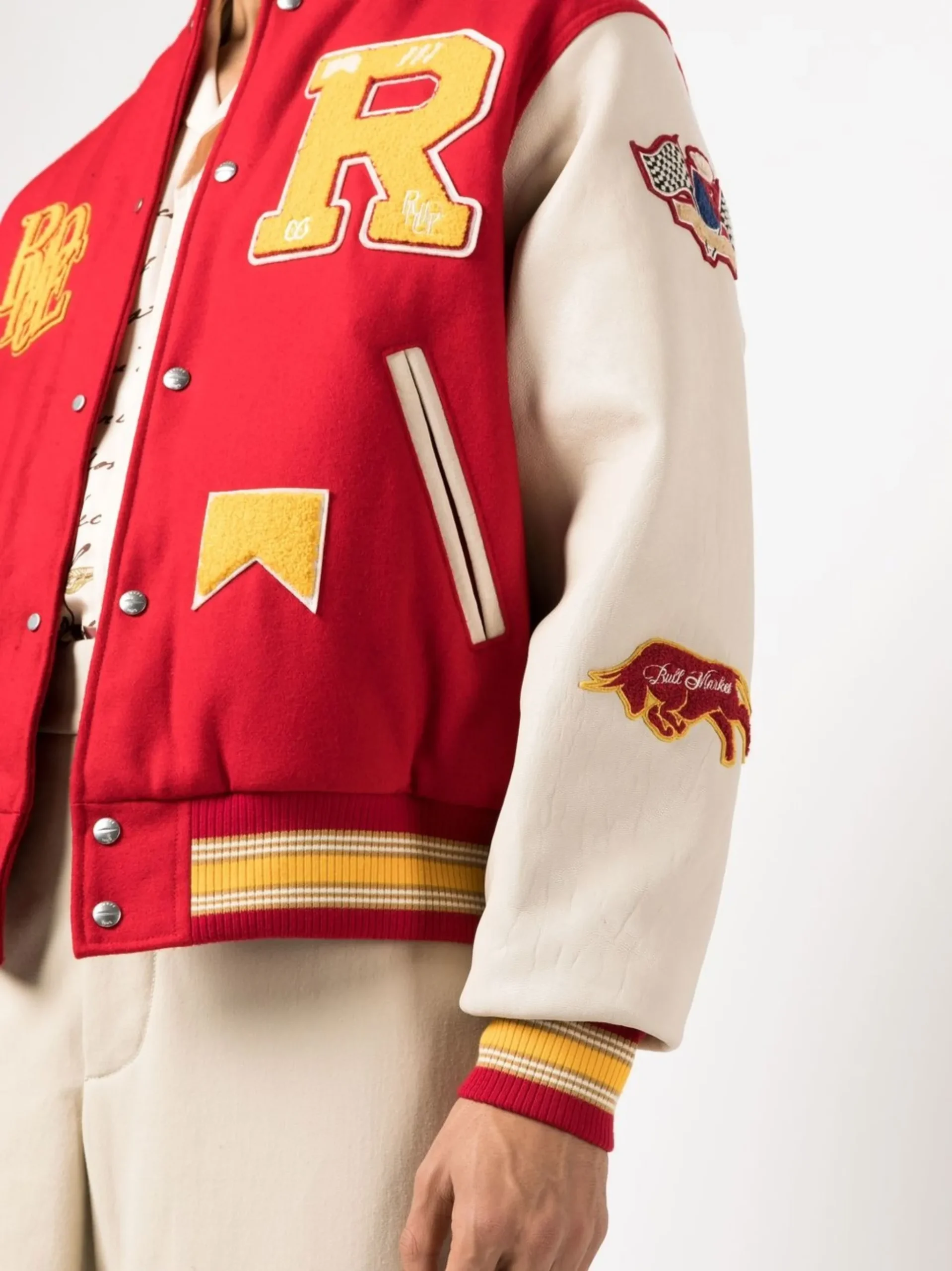 Rhude Bull Market Varsity Jacket