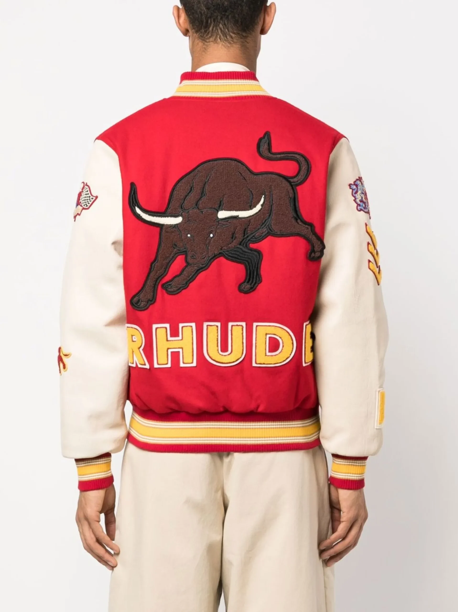 Rhude Bull Market Varsity Jacket