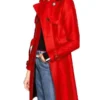 Riverdale Polly Cooper Double Breasted Red Wool Coat - Image 2