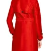 Riverdale Polly Cooper Double Breasted Red Wool Coat - Image 4