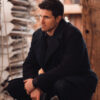 Simulant 2023 Robbie Amell Black Coat