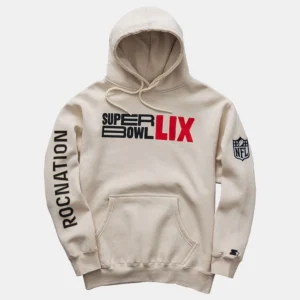 Roc Nation Cream Super Bowl LIX Vintage Hoodie