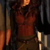 Ruby Roundhouse Jumanji The Next Level Karen Gillan Leather Vest