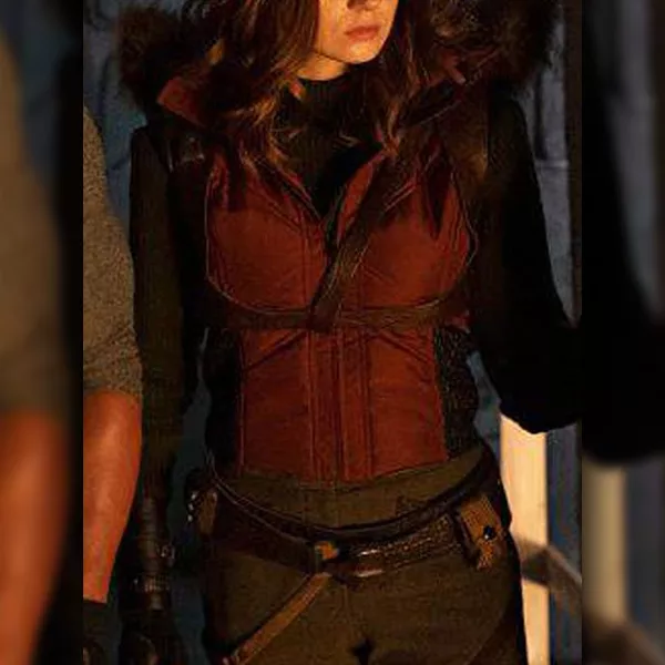 Ruby Roundhouse Jumanji The Next Level Karen Gillan Leather Vest
