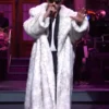 SNL Ryan Gosling White Fur Coat