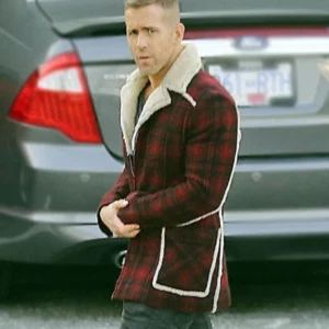 Ryan Reynolds Deadpool Shearling Jacket