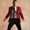 Ryan Reynolds Red Notice Red Blazer