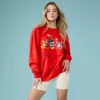 Stoney Clover Lane Mickey & Minnie Holiday Sweatshirt