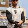 SF Giants Grey Sleeveless Hoodie - Image 2