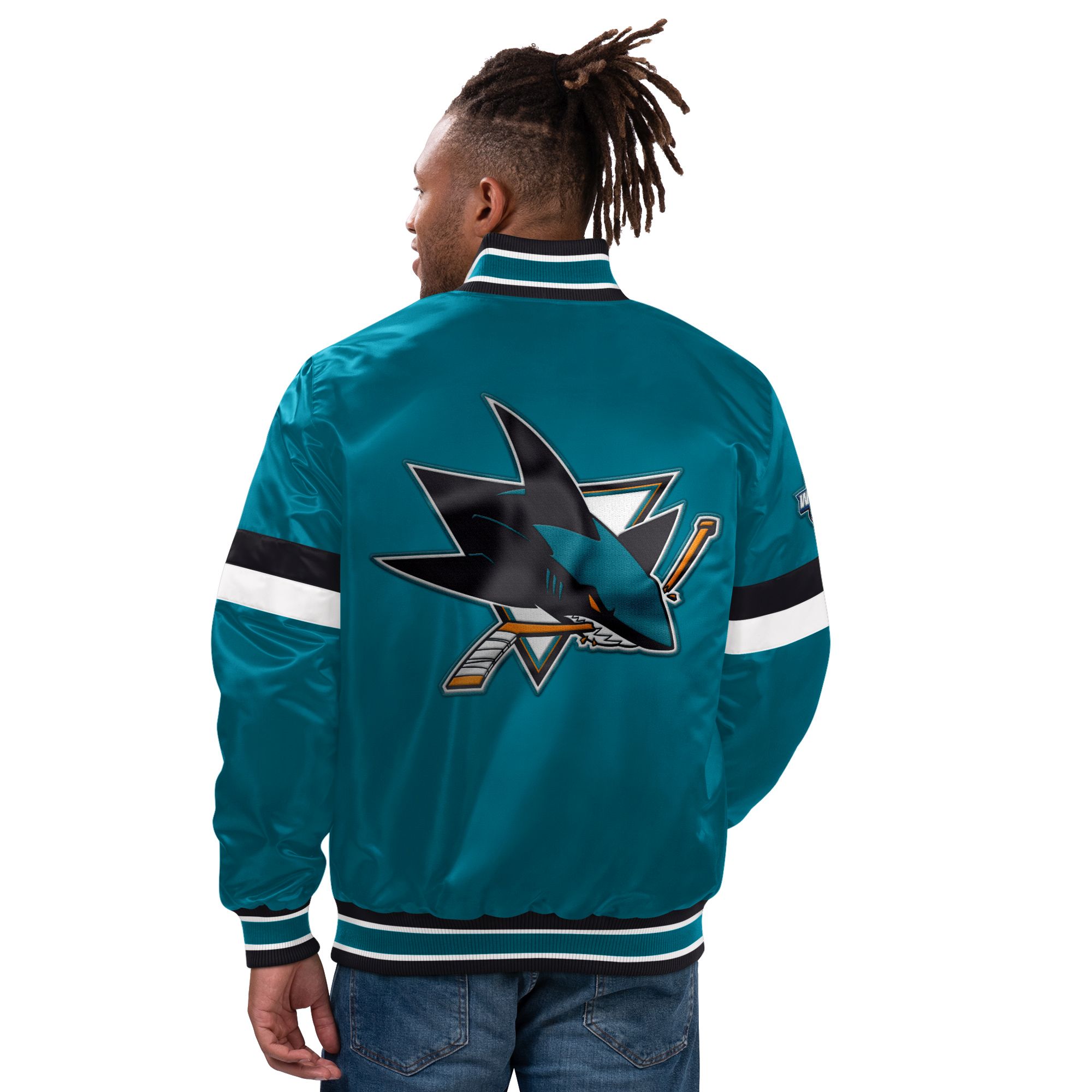 NHL San Jose Sharks Blue Starter Jacket