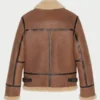 Anderson Light Brown Aviator Shearling Jacket