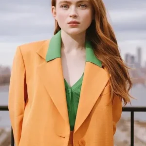 Stranger Things Sadie Sink Orange Blazer