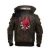 Samurai V Bomber Cyberpunk 2077 Leather Jacket