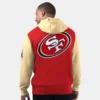 San Francisco 49ers Starter Scarlet Extreme Hoodie - Image 2