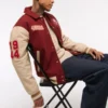 San Francisco 49ers varsity jacket abercrombie