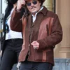 San Sebasti?n Film Festival Johnny Depp Brown Jacket