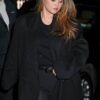 Selena Gomez Black Coat - Image 2