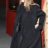 Selena Gomez Black Coat