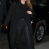 Selena Gomez Black Coat