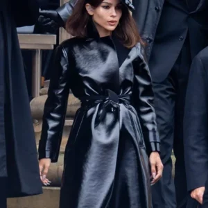 Zo Kravitz The Batman 2022 Black Coat