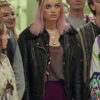 Sex Education Emma Mackey Leather Jacket