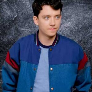 Sex Education Otis Milburn Blue Bomber Jacket