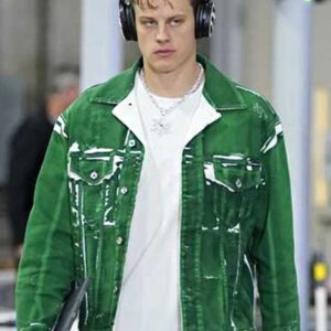 SNF Joe Burrows Green Denim Jacket
