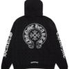 Chrome Hearts Vertical Logo Hoodie - Image 3