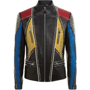 Slimfit-Studded-Jacket