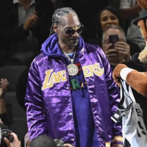 Snoop Dogg Los Angeles Lakers Purple Jacket
