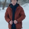 Snow Day Hal Brandston Orange Puffer Jacket - Image 2
